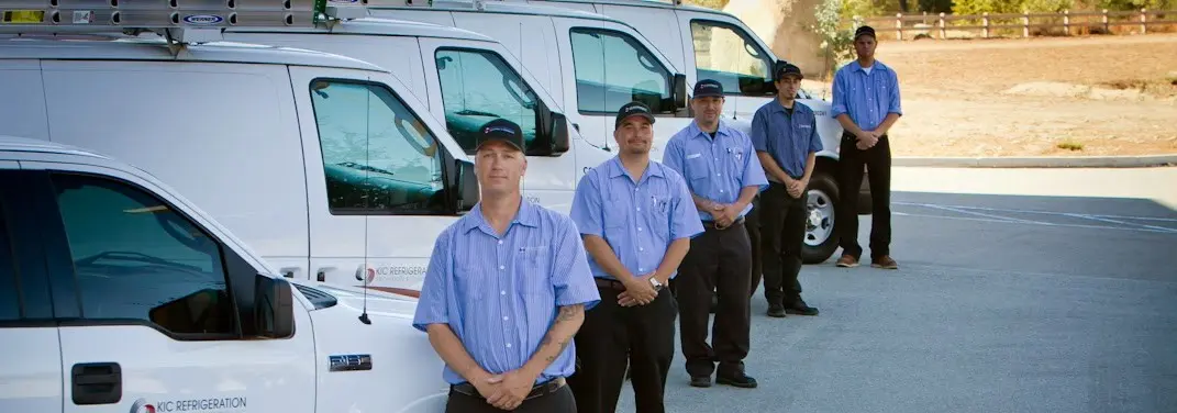 KIC Refrigeration crew ready for Mini Split Repair jobs across California City